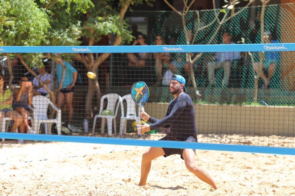 Bech tennis é muito bom, serio! 😁 #beachtennis #jogos