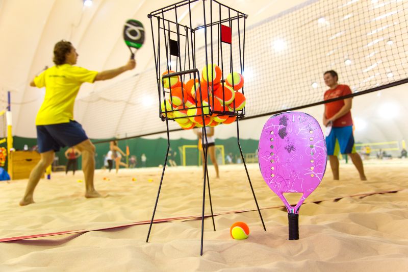 Treino de Beach Tennis